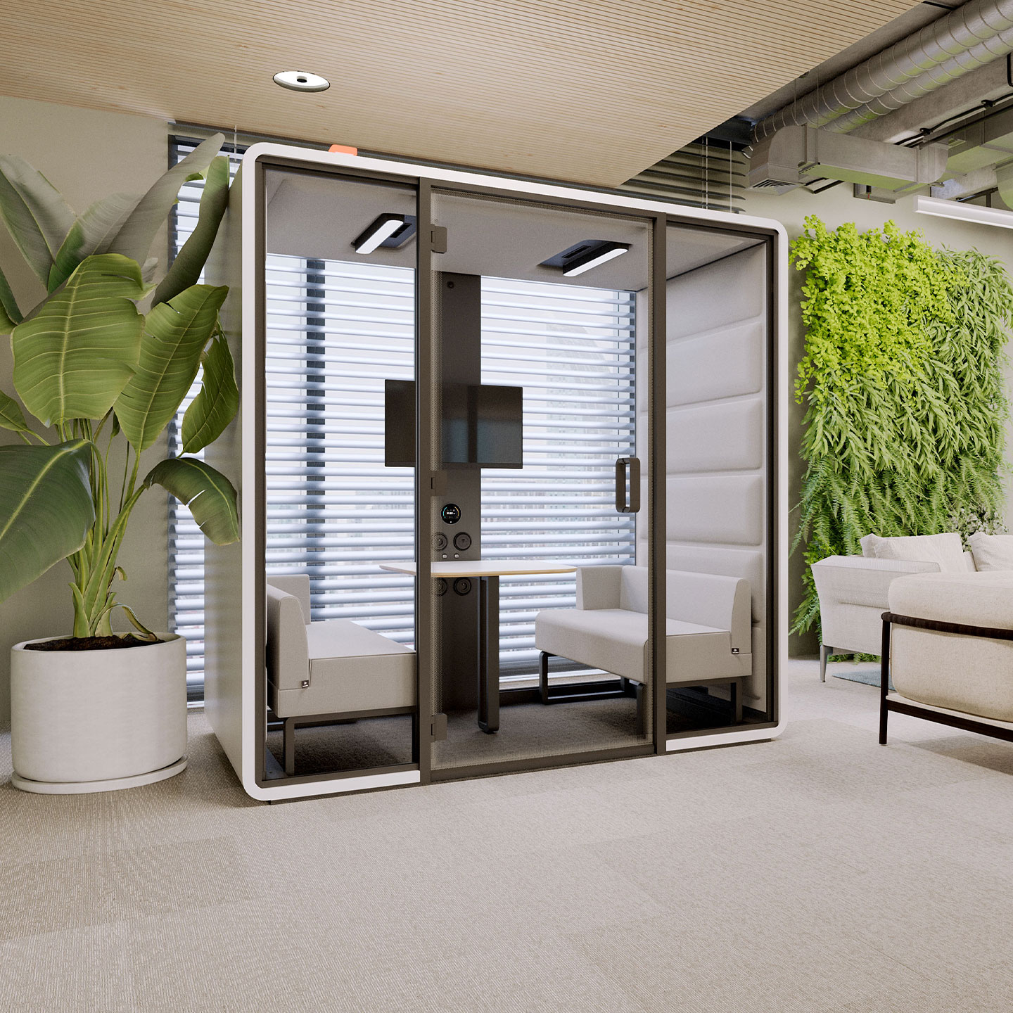 Haworth HushFree.Access.M Acoustic Booth — image 3