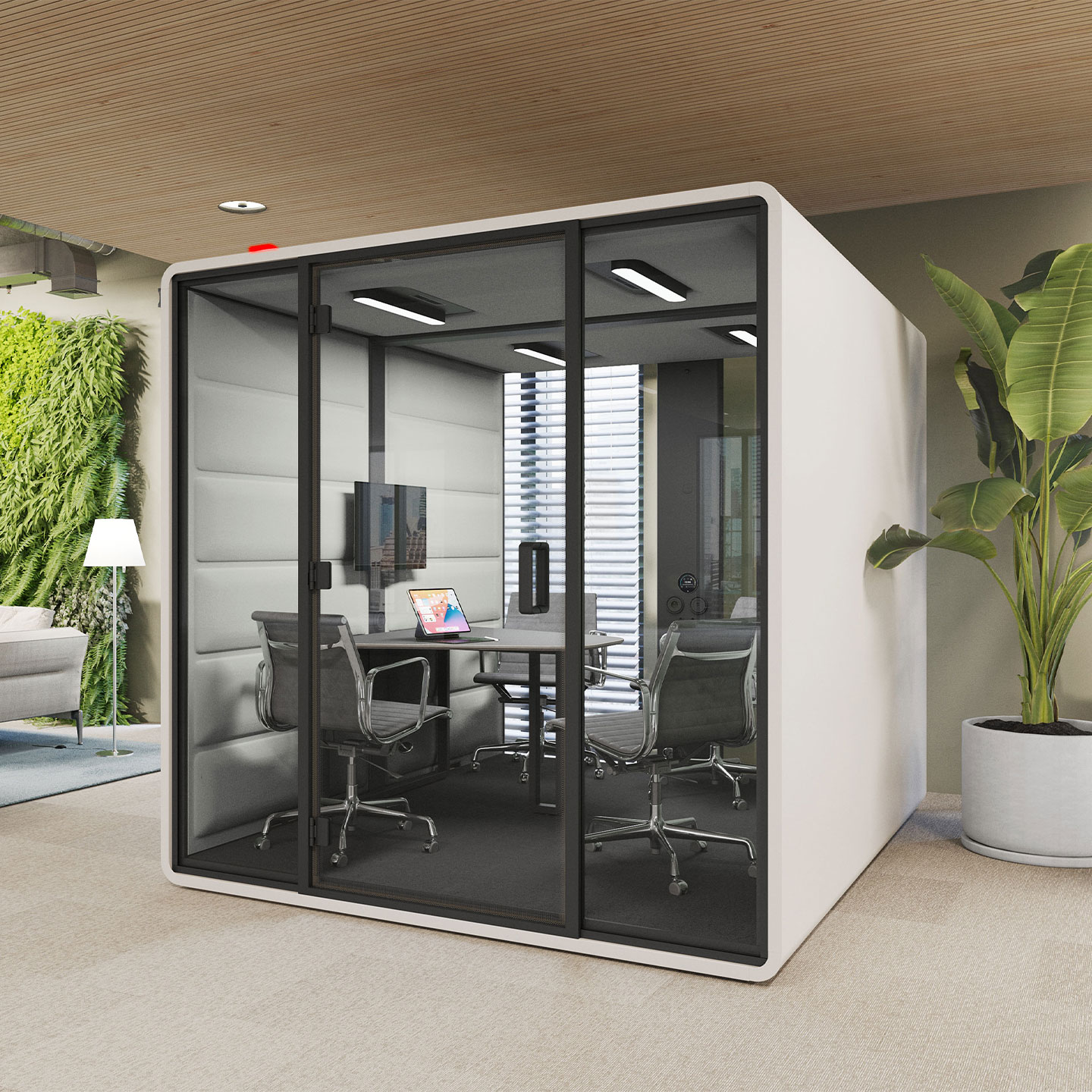 Haworth HushFree.L Acoustic Booth — image 8