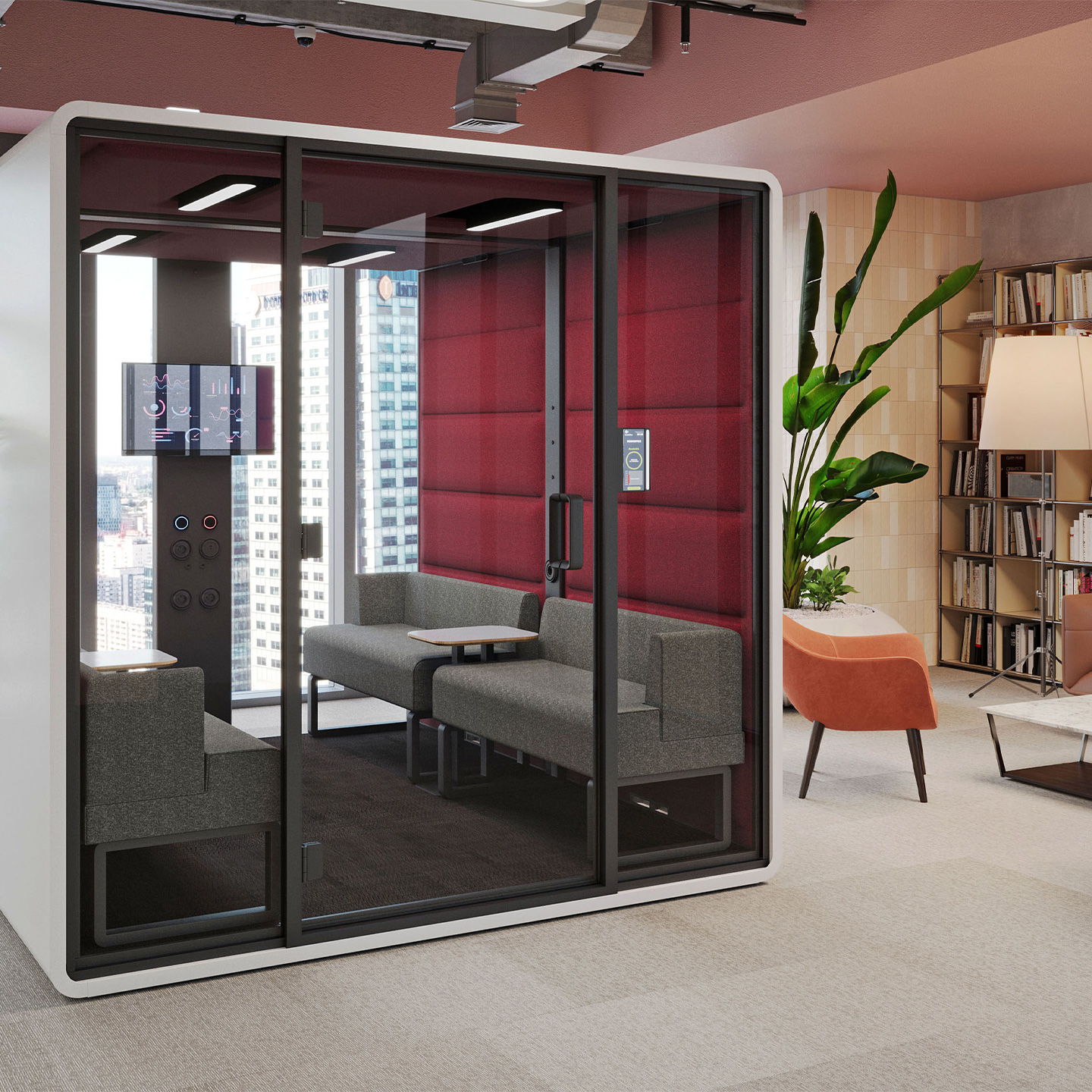 Haworth HushFree.L Acoustic Booth — image 9